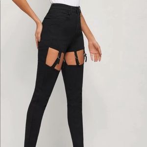 Black Jeans with cut out